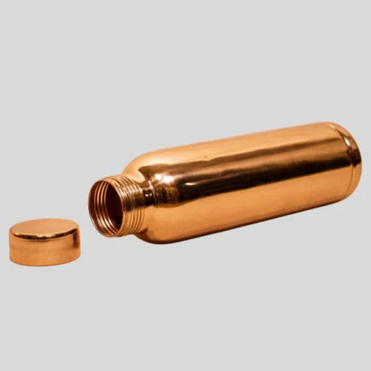 Polished Pure Copper Water Bottle – 950ml