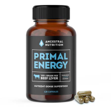 ANCESTRAL NUTRITION Primal Energy 100% Grass Fed Beef Liver