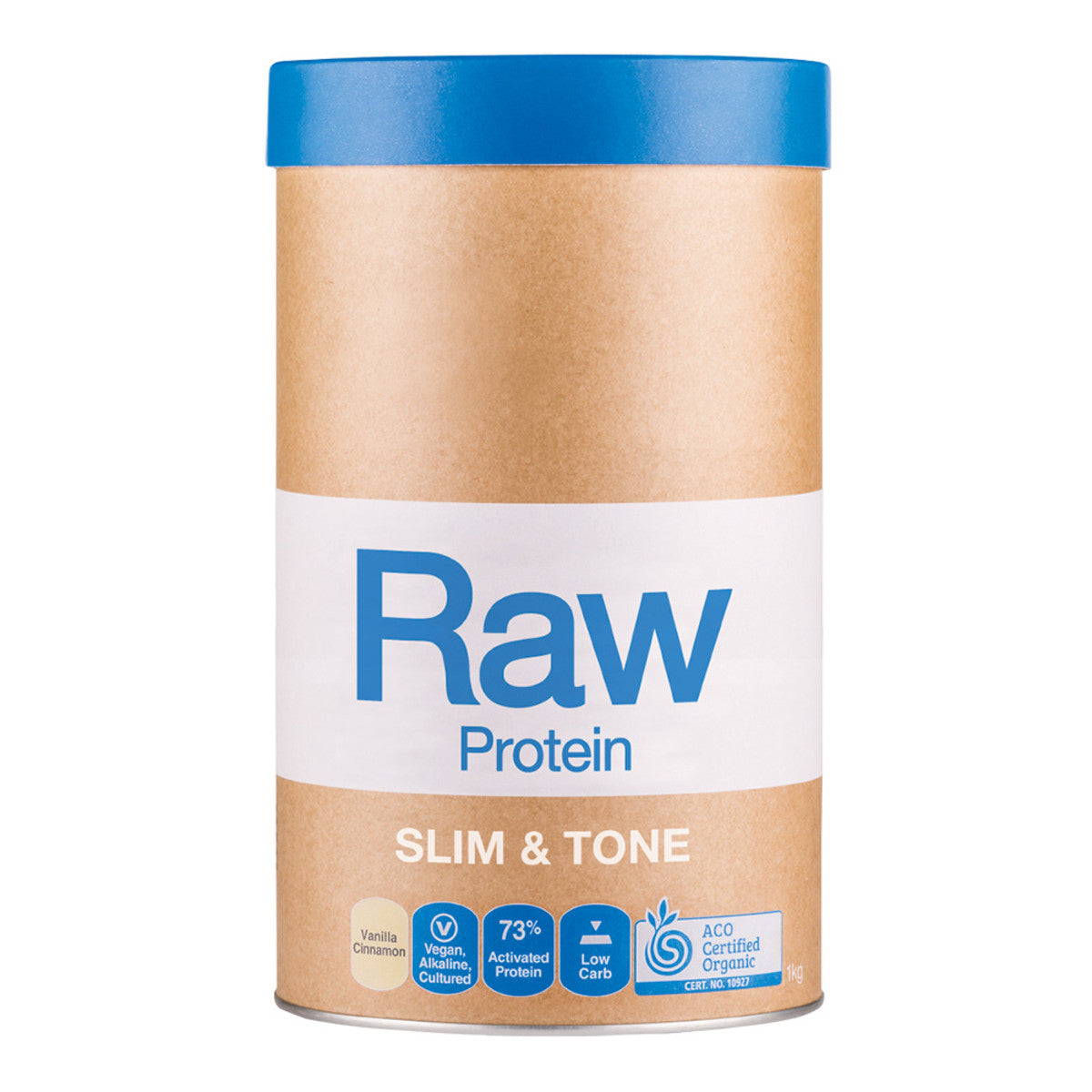 AMAZONIA RAW PROTEIN Organic Slim & Tone Vanilla & Cinnamon 1kg