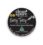 CLEAN AND PURE Natty Tatty Manuka & Rose Natural Tattoo Balm 10g