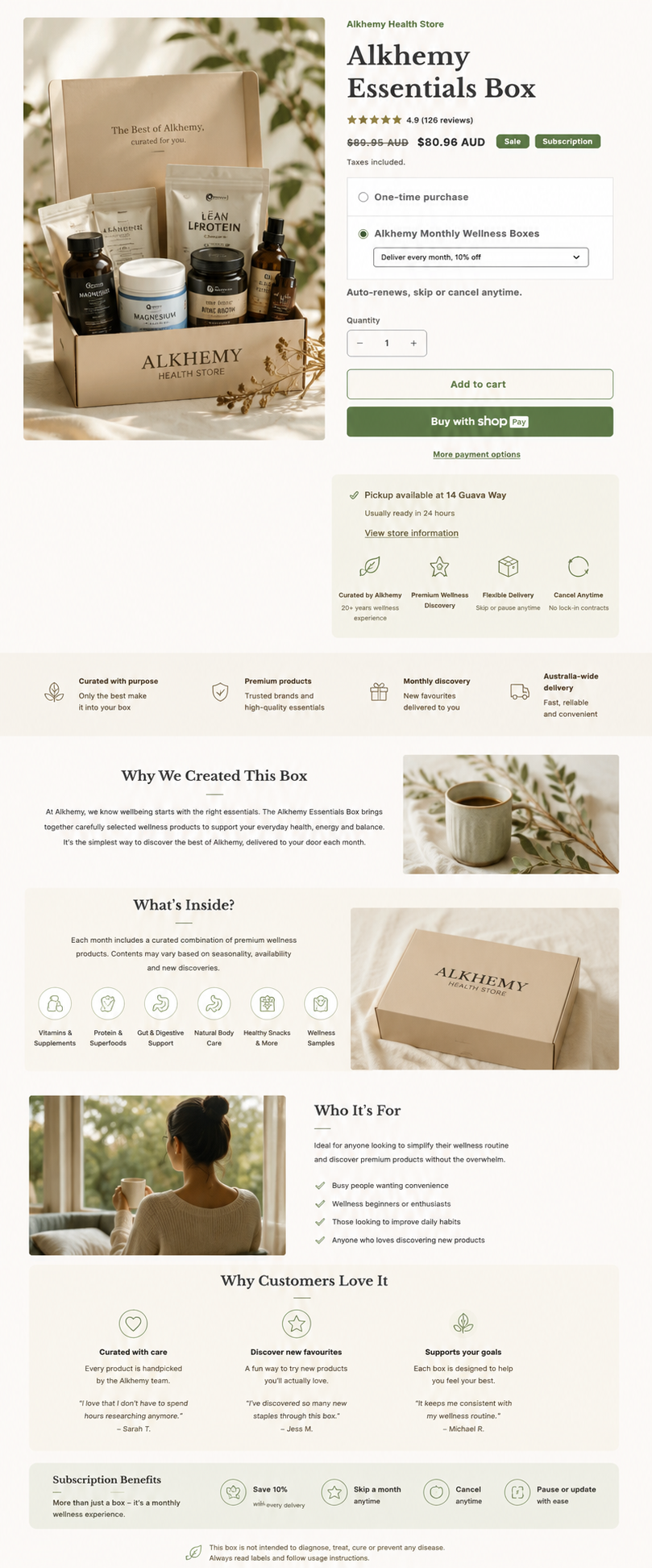 Alkhemy Essentials Box