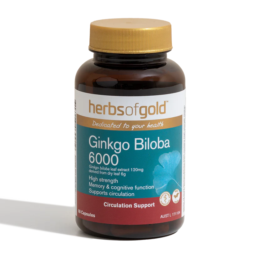HERBS OF GOLD Ginkgo Biloba 6000