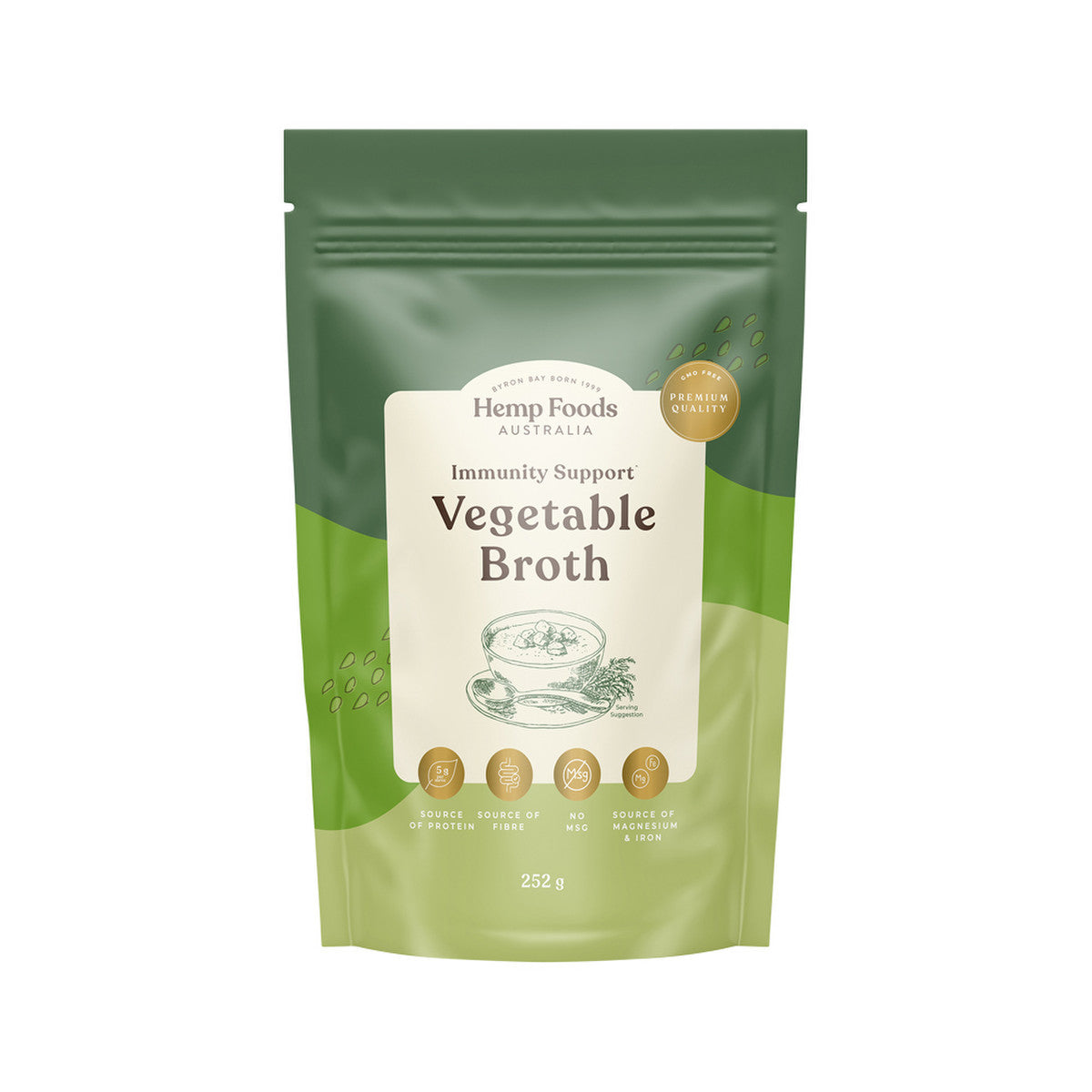 HEMP FOODS AUS Broth Vegetable Immunity Support 252g