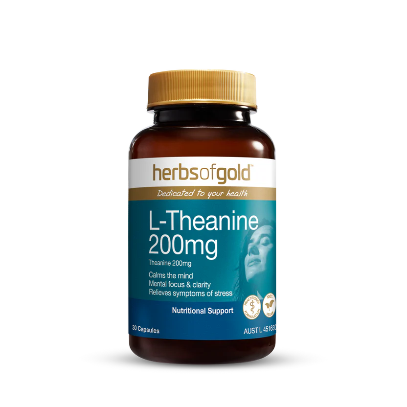HERBS OF GOLD L-Theanine 200mg 30c