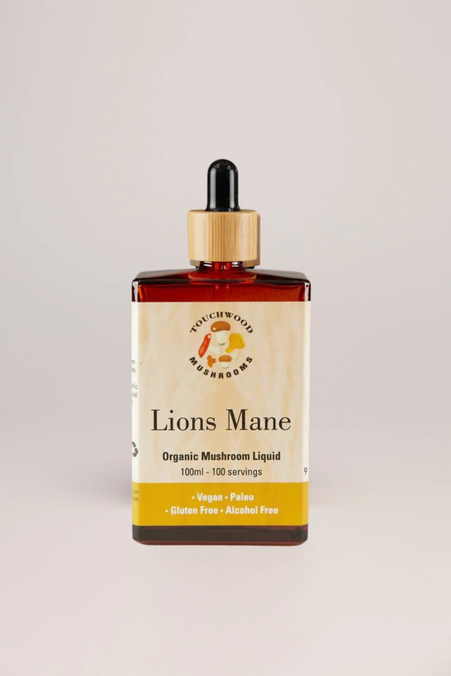 TOUCHWOOD Lions Mane Liquid (contains alcohol) 100ml