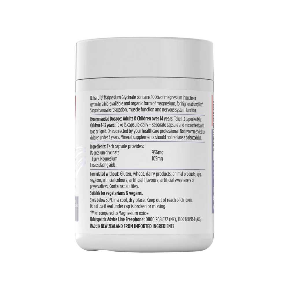 Magnesium Glycinate Capsules 200c