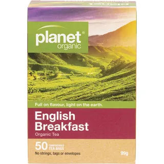 PLANET English Breakfast Organic T/Bags
