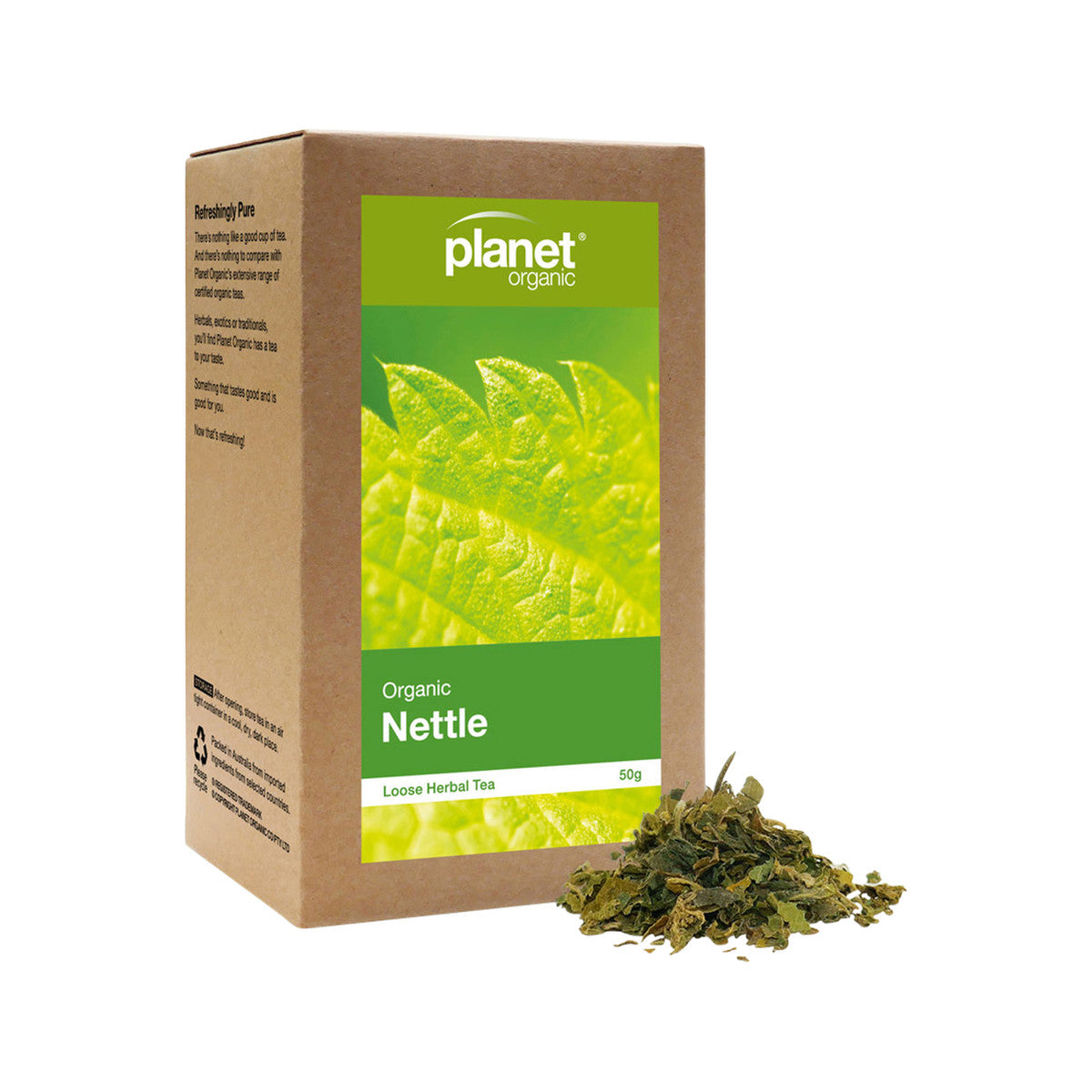 PLANET Organic Organic Herbal Tea Nettle Loose Leaf 50g