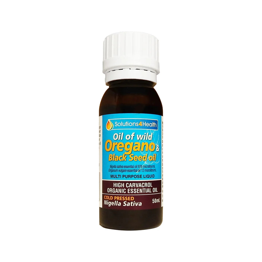 SOLUTIONS4HEALTH Oil of Wild Oregano & Black Seed Oil 50ml
