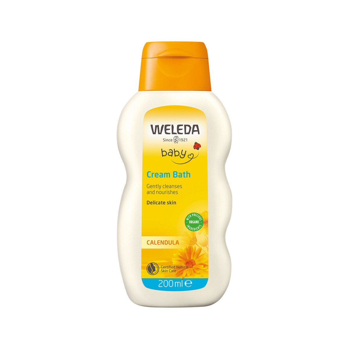 WELEDA Baby Cream Bath Calendula 200ml