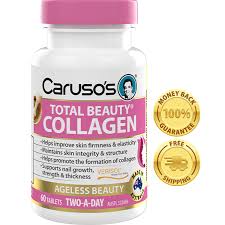 Carusos Natural Health Total Beauty Collagen 60 Tablets