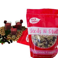Seed Sister Seeds N Stuff with Goji Berries & Cranberry