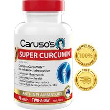 Carusos Natural Health Super Curcumin 30 Tablets