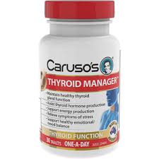 Carusos Natural Health Thyroid Manager 30 Tablets