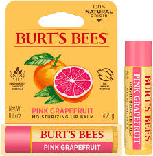 Burt's Bees moisturizing Lip Balm Pink Grapefruit