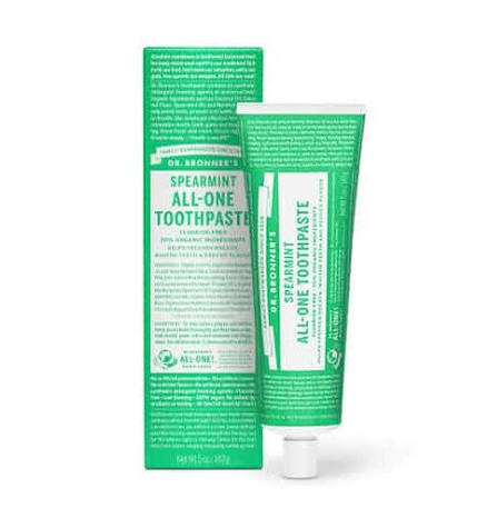 Dr Bronner's Spearmint All-one Toothpaste