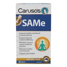Carusos Natural Health SAMe Life EZE Plus 60 Tablets