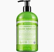 Dr Bronner's Sugar Soap Lemongrass Lime