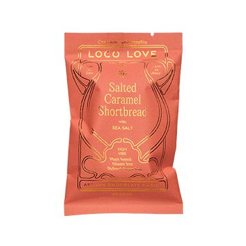 LOCO LOVE Chocolate Salted Caramel Shortbread 35g