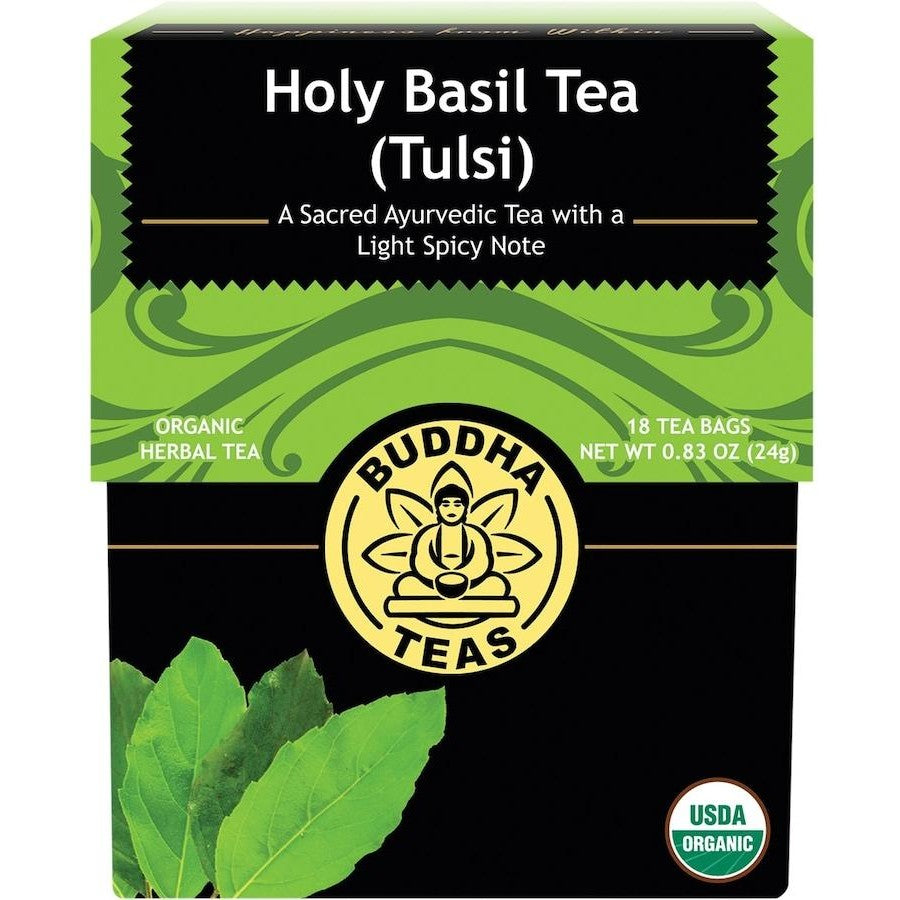 BUDDHA TEAS Holy Basil (Tulsi) Organic Herbal Tea x18