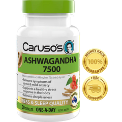 Carusos Natural Health Ashwagandha 50 Tablets