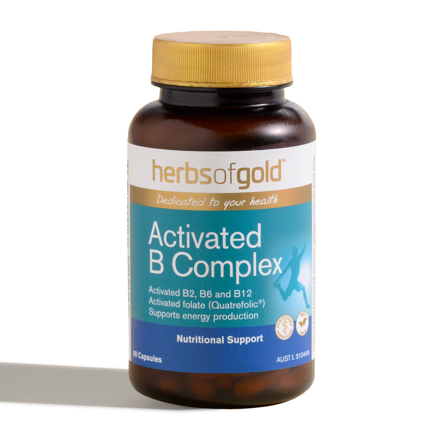 HERBS OF GOLD Activated B Complex 60c