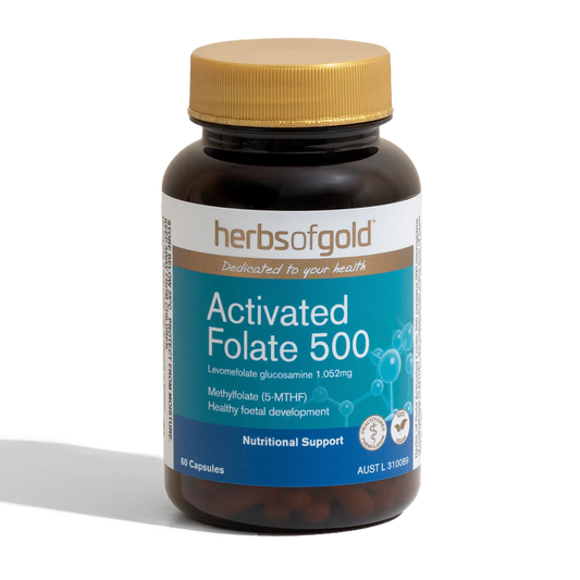 HERBS OF GOLD Activated Folate 500 60c