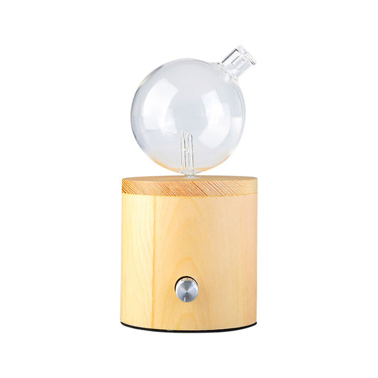 AMRITA COURT Nebuliser (Diffuser) Wooden Base Geometry Cylinder