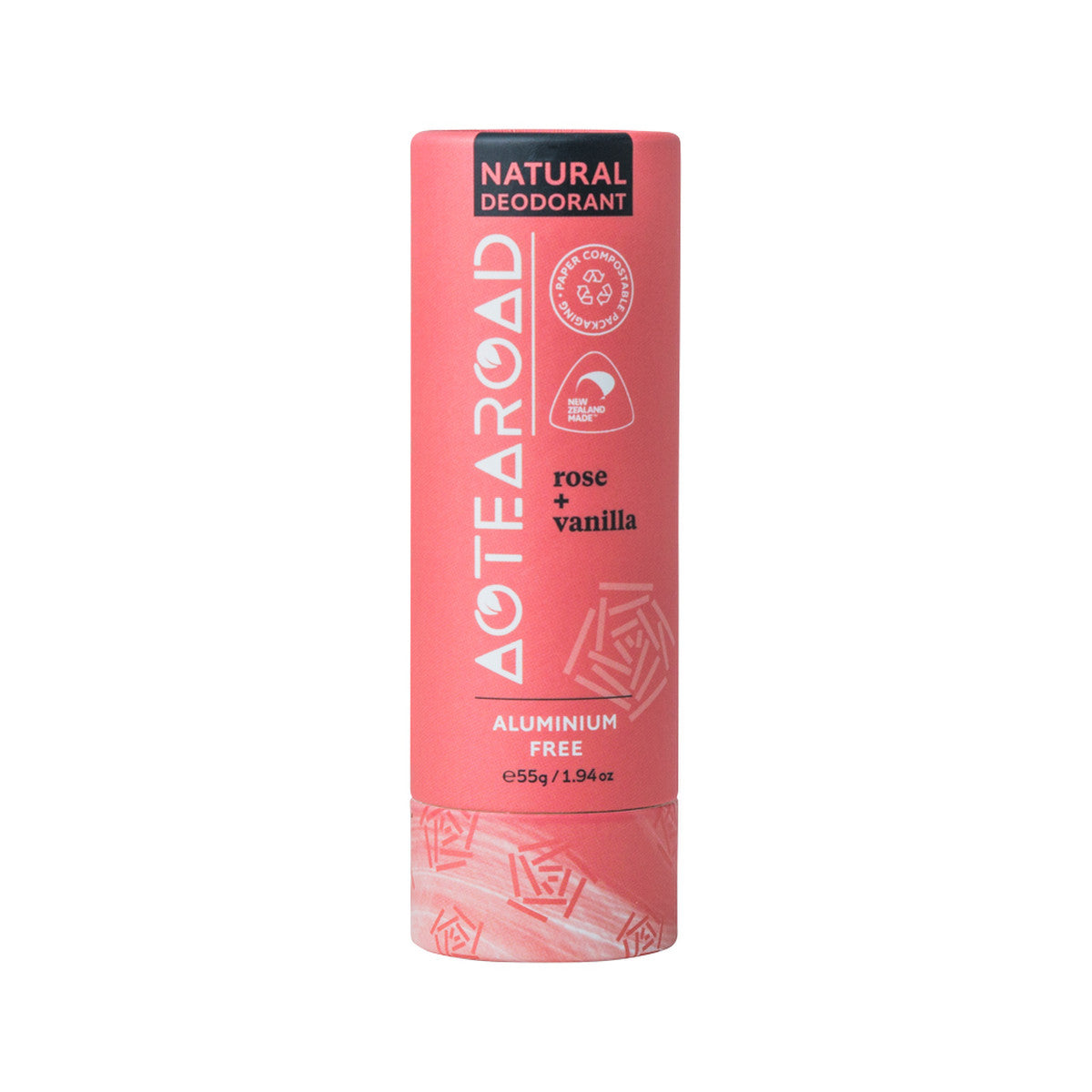 AOTEAROAD Natural Deodorant Stick Rose + Vanilla