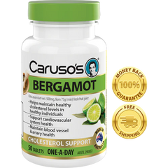 Carusos Natural Health Bergamot 50 Tablets