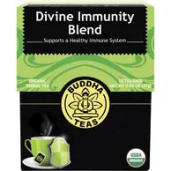 BUDDHA TEAS Organic Herbal Tea Bags Divine Immunity Blend 18pk