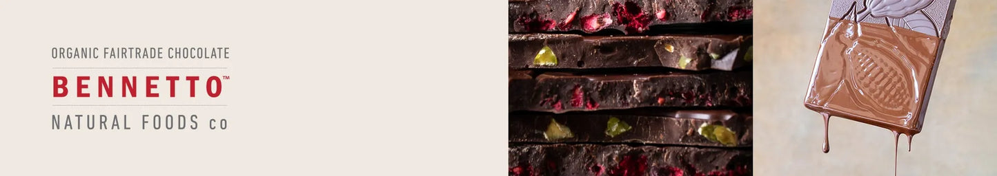 BENNETTO Organic Dark Chocolate Raspberries In Dark 12x80g