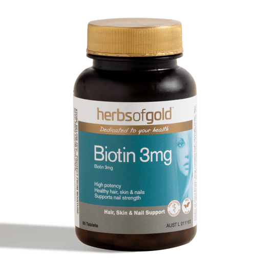 HERBS OF GOLD Biotin 3mg 60t