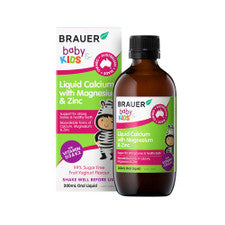 BRAUER Baby & Kids Liquid Calcium with Magnesium and Zinc 200mL