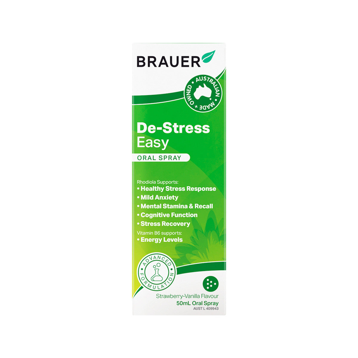 Brauer De-Stress Easy Oral Spray 50ml