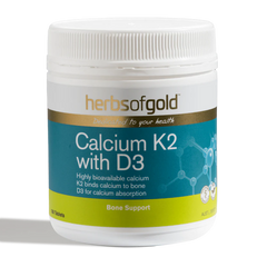 HERBS OF GOLD Calcium K2 with D3