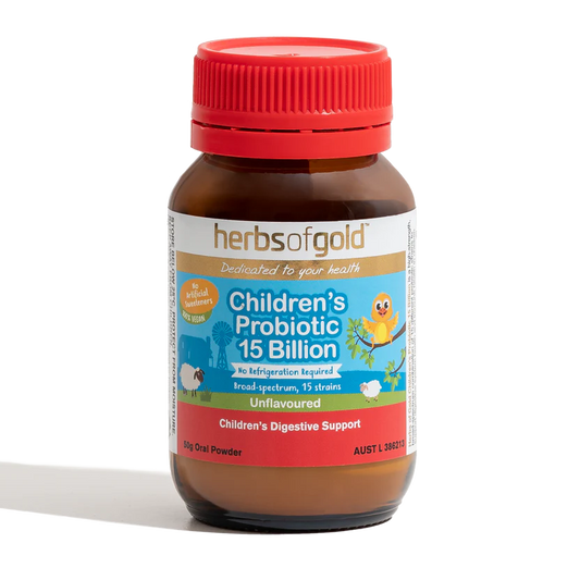 HERBS OF GOLD Children's Probiotic 15 Billion