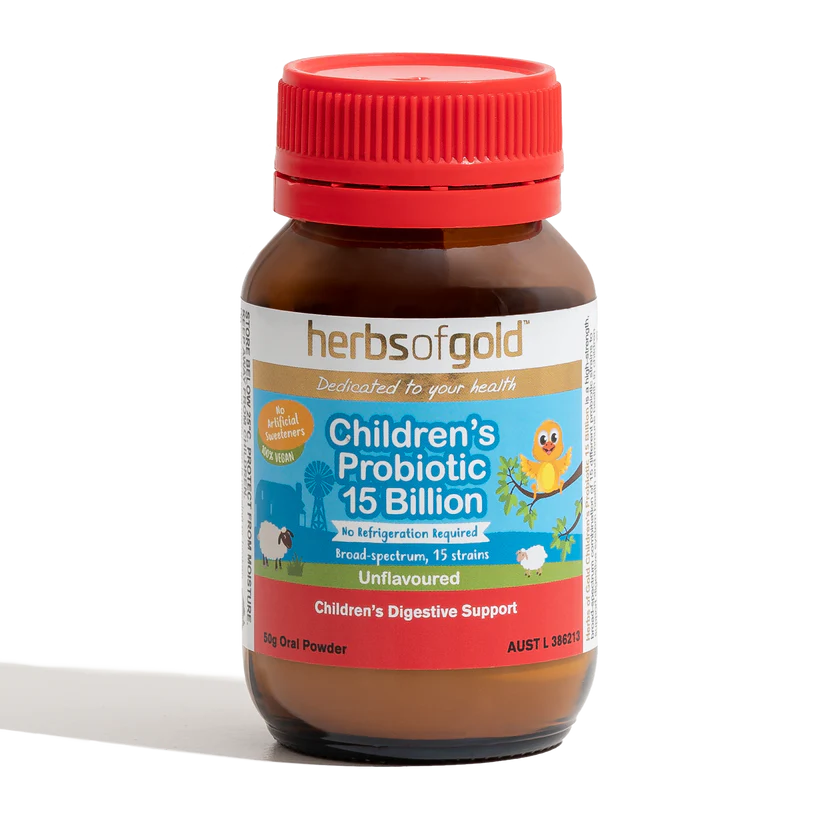 HERBS OF GOLD Children's Probiotic 15 Billion