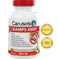 Carusos Natural Health Cramps Away 60 Tablets