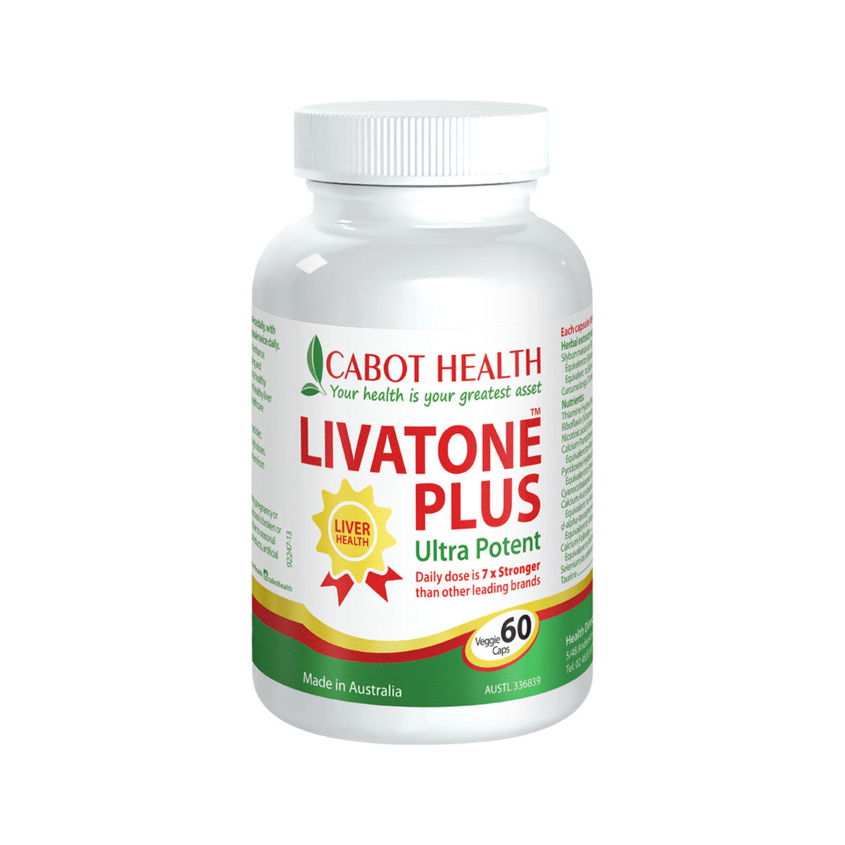 CABOT HEALTH LivaTone Plus