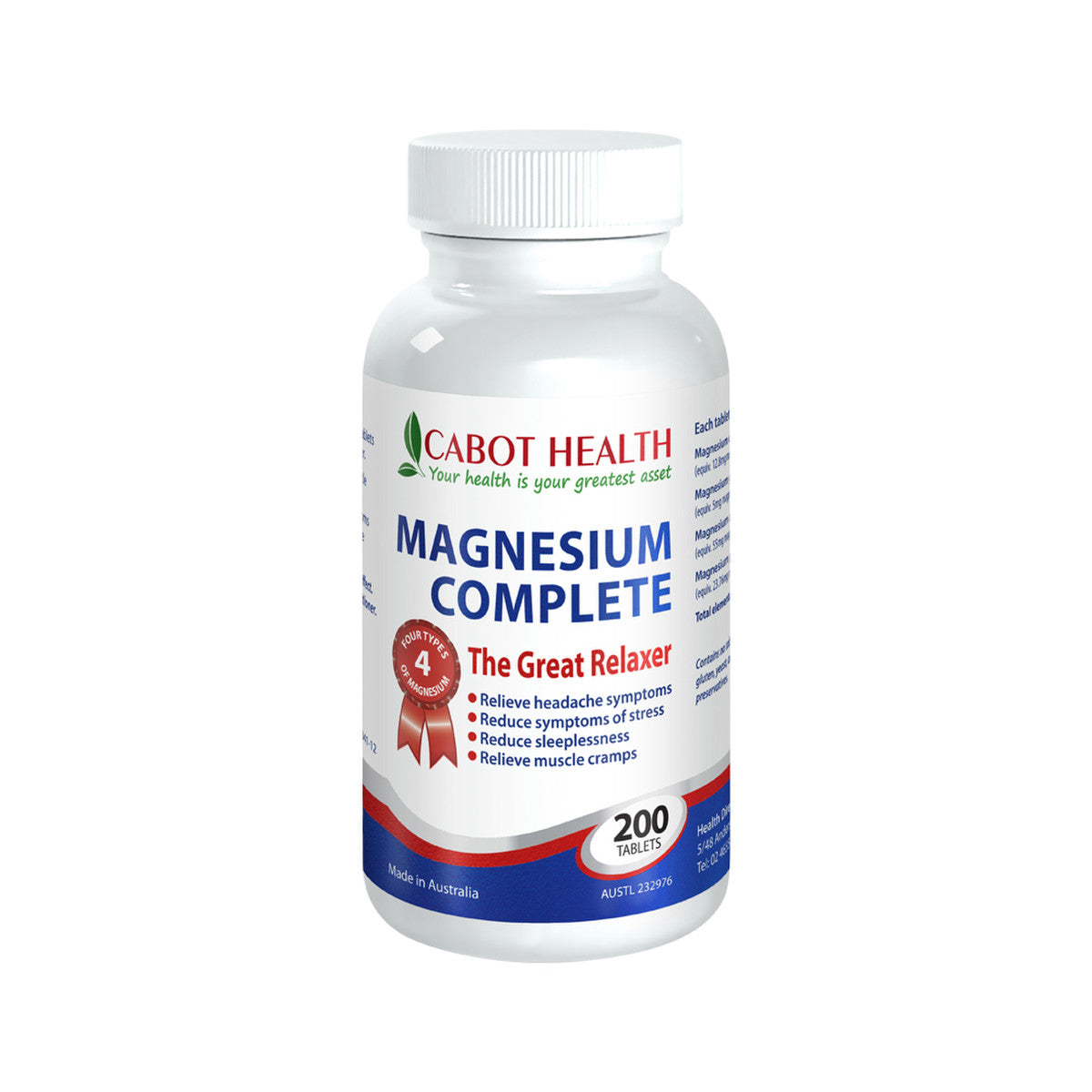 CABOT HEALTH Magnesium Complete