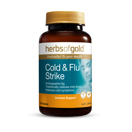 HERBS OF GOLD Cold & Flu Strike 60t