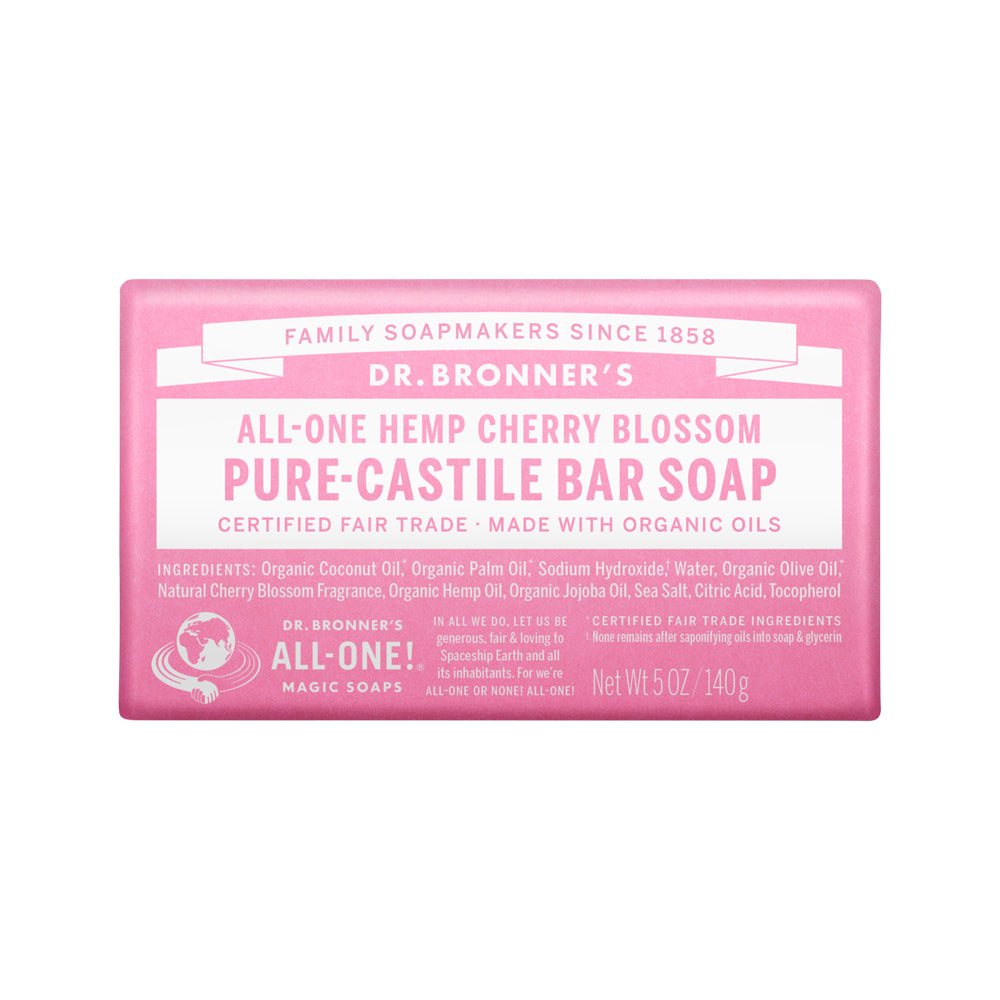 DR BRONNERS Castile Soap Bar Cherry Blossom 140g