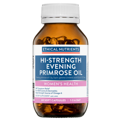 ETHICAL NUTRIENTS Hi Strength Evening Primrose Oil 60c