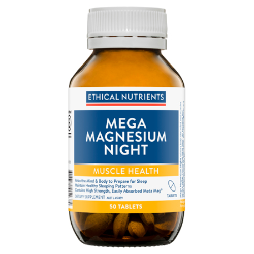 ETHICAL NUTRIENTS Mega Magnesium Night 50t