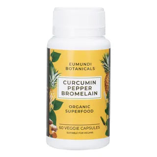 EUMUNDI Curcumin Pepper Bromelain 60c