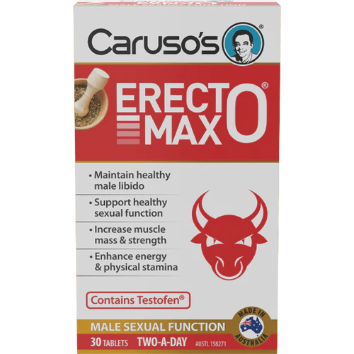 Carusos Natural Health ErectOMax 30 Tablets