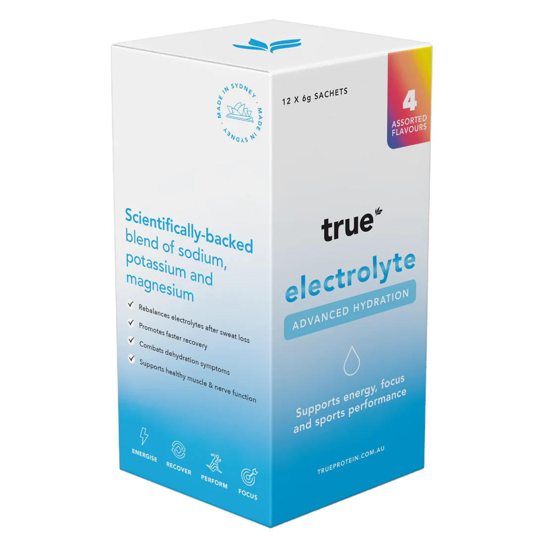 true electrolyte advanced hydration travel pack