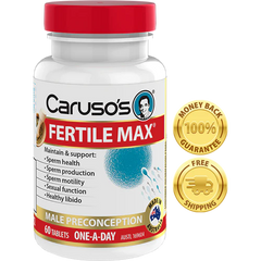 Carusos Natural Health Fertile Max 60 Tablets