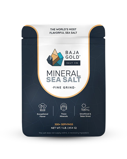 Baja Gold Signature Mineral Sea Salt - Fine Grind